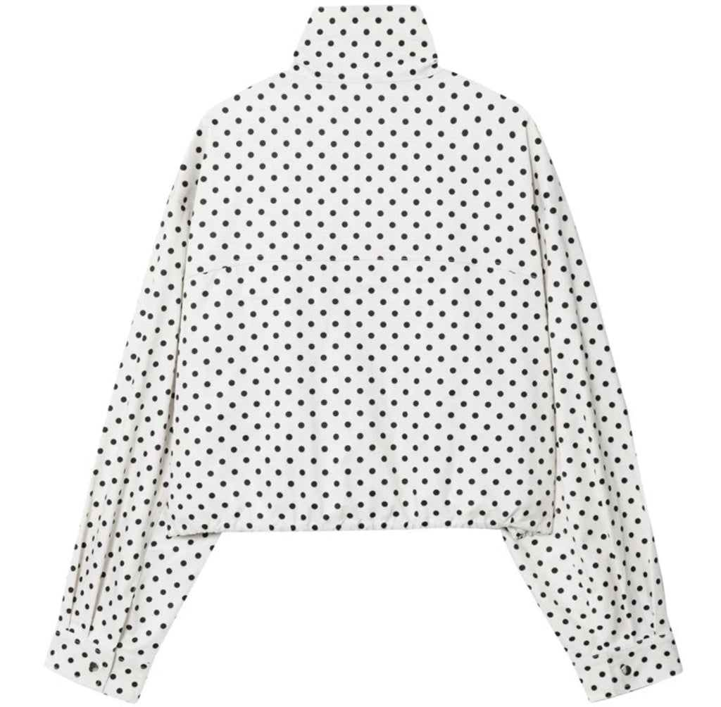 Crop Polka Dot Jacket