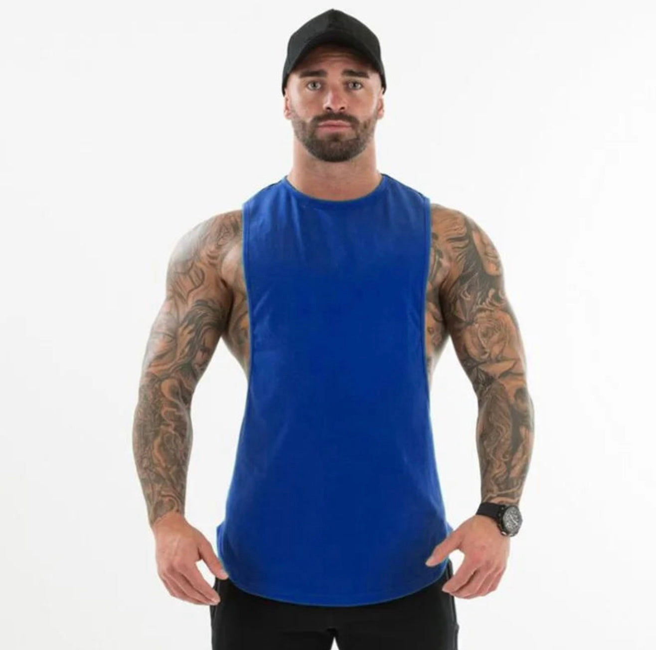 Plain Cut Off T-Shirt
